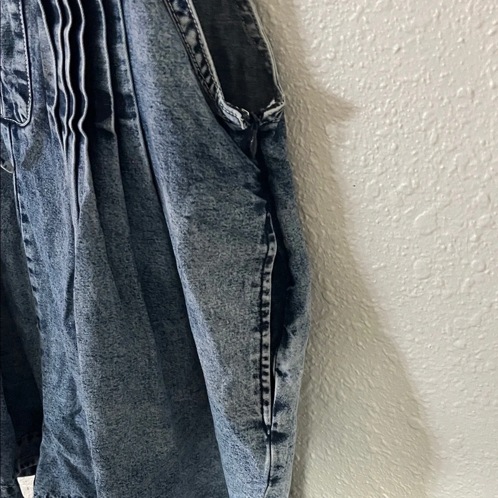 Blue Denim Jumpsuit - Picture 3 of 4